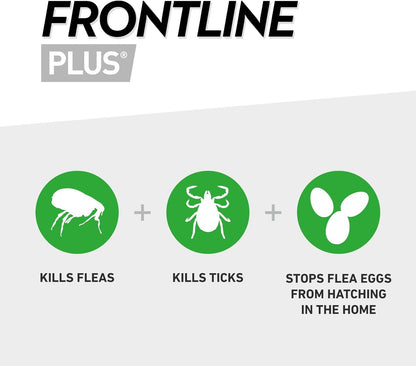 AGL FRONTLINE Plus Flea & Tick Treatment for Cats and Ferrets - 6 Pipettes