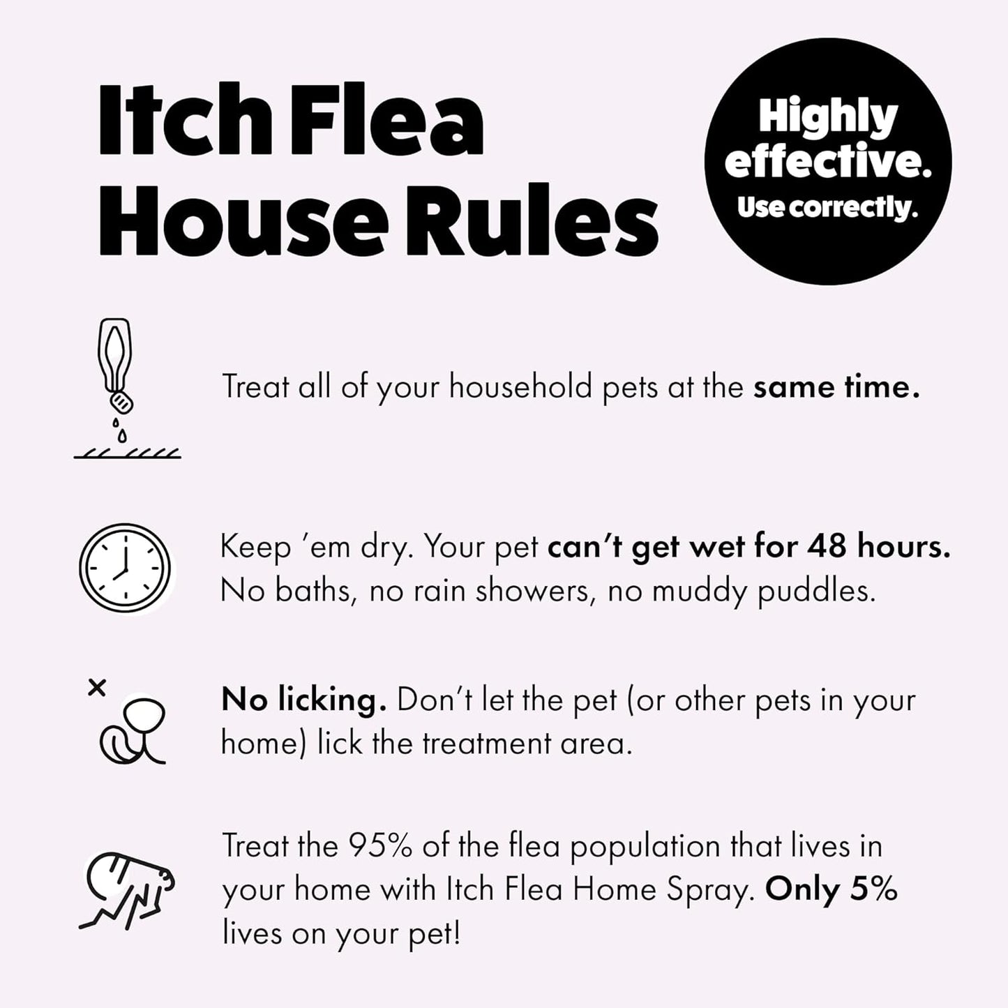 AGL Itch Flea & Tick Spot-On for Cats – Kills Fleas, Lice, Ticks & Eggs (3 Pipettes)